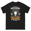 T-shirt Espagnol noir - 3 côtés à ma personnalité