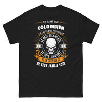 Thumbnail for T-shirt Colombien noir - 3 côtés à ma personnalité