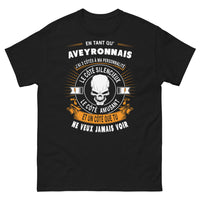 Thumbnail for T-shirt Aveyronnais noir - 3 côtés: silencieux, amusant, à ne pas provoquer