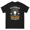 T-shirt Aveyronnais noir - 3 côtés: silencieux, amusant, à ne pas provoquer