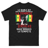 T-shirt Sénégal noir - Nous sommes la tempête