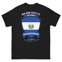 Thumbnail for T-Shirt salvadoregno blu navy - Non sono perfetto, ma sono salvadoregno