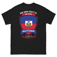 Thumbnail for T-shirt Haïti noir - Non Sono Perfetto Ma Sono Haitiano