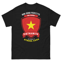 Thumbnail for T-shirt Vietnamite marine - Non sono perfetto ma sono vietnamita