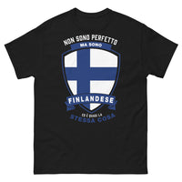 Thumbnail for T-Shirt Finlandia blu navy - Non sono perfetto ma sono finlandese