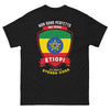 T-shirt Éthiopie noir - Non sono perfetto ma sono Etiopi