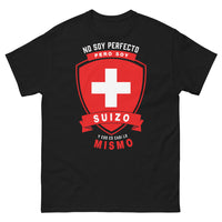 Thumbnail for T-shirt Suisse noir - No Soy Perfecto pero Soy Suizo