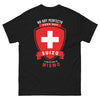 T-shirt Suisse noir - No Soy Perfecto pero Soy Suizo