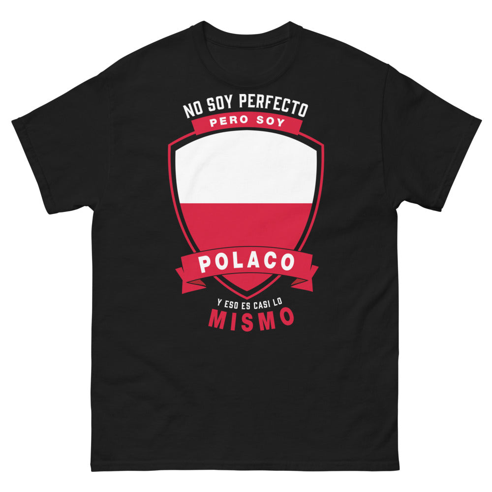 T-shirt Pologne noir - Casi perfecto