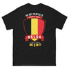 T-shirt Belge noir - No soy perfecto pero soy belga y eso es casi lo mismo