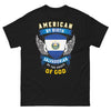 T-shirt Salvadorien noir - American by Birth, Salvadorian by the Grace of God