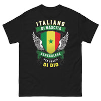 Thumbnail for T-Shirt Italie-Sénégal navy — Italiano di nascita, Senegalese per grazia di Dio
