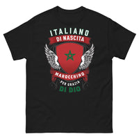 Thumbnail for T-shirt Italien Marocain noir - italiano di nascita, marocchino per grazia di Dio