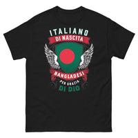 Thumbnail for T-shirt Italien-Bangladais noir - Italiano di Nascita, Bangladesi per Grazia di Dio