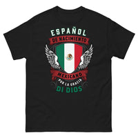 Thumbnail for T-shirt Mexique noir - Mexicano de nacimiento por la gracia de Dios