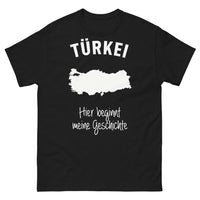 Thumbnail for T-shirt Turquie noir - Hier beginnt meine Geschichte