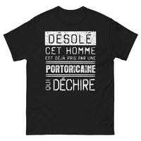 Thumbnail for T-shirt Portoricaine noir - Déjà pris par une Portoricaine canon