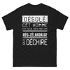 T-shirt Nouvelle-Zélande noir - Désolé cet homme est pris par une Néo-Zélandaise