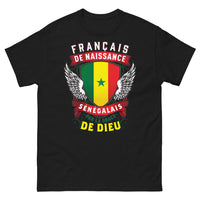 Thumbnail for T-shirt Français de naissance, Sénégalais noir - Français de Naissance, Sénégalais par la Grâce de Dieu
