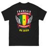 T-shirt Français de naissance, Sénégalais noir - Français de Naissance, Sénégalais par la Grâce de Dieu