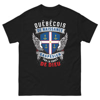 Thumbnail for T-shirt Gaspésien noir - Par la Grâce de Dieu