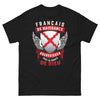 T-shirt Bourguignon noir - Français de naissance, par la grâce de Dieu