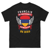T-shirt Français de naissance, Arménien noir - Français de naissance, Arménien par la grâce de Dieu