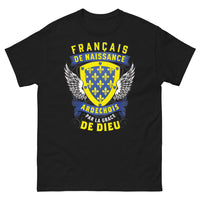 Thumbnail for T-shirt Ardéchois noir - Français de Naissance par la Grâce de Dieu