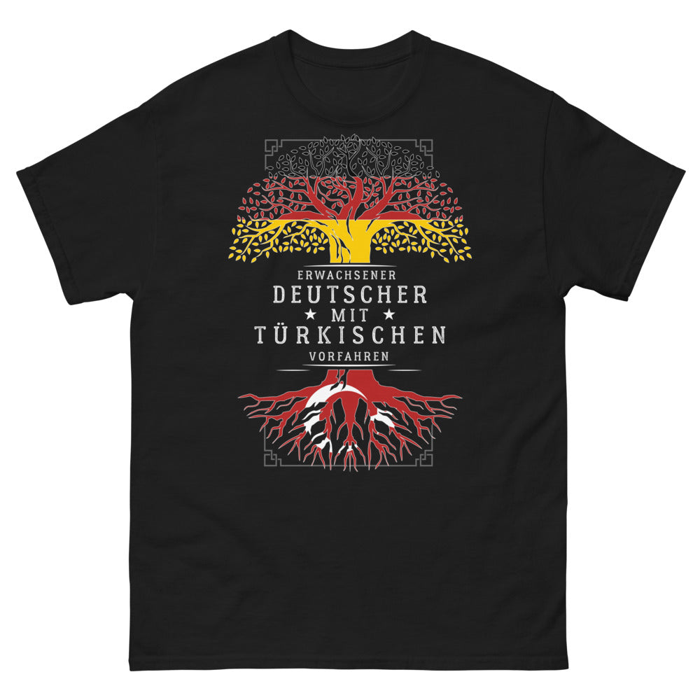 T-shirt Allemands d'origine turque noir - Fierté germano-turque