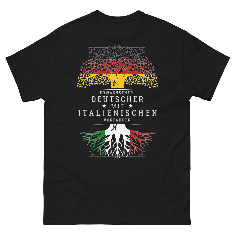 T-shirt origines italiennes noir - Voyage Bella Italia