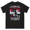 T-shirt Serbes noir - Affronter la tempête