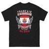 T-shirt Polynésien noir - Français de naissance
