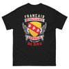 T-shirt Lorrain noir - Français de naissance, Lorrain par la Grâce de Dieu