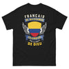 T-shirt Franco-colombien noir - Français de naissance, Colombien par la Grâce de Dieu