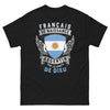 T-shirt Français de naissance Argentin noir - Par la grâce de Dieu