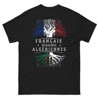 Thumbnail for T-shirt Français racines algériennes noir - Français de Racines Algériennes