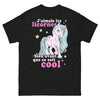 T-shirt Licornes noir - J'aimais les licornes bien avant que ce soit cool