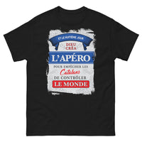 Thumbnail for T-shirt Catalan noir - Et le huitième jour, Dieu créa l'apéro