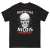 T-shirt Niçois noir - Ne vous frottez pas aux Niçois