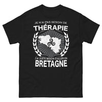 Thumbnail for T-shirt Bretagne noir - Besoin d'aller en Bretagne