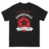 Thumbnail for T-shirt Marocains noir - Dieu créa les Marocains