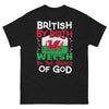 T-shirt Pays de Galles noir - British by Birth Welsh by the Grace of God