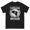T-shirt Bretagne noir - Je n'ai pas besoin de thérapie