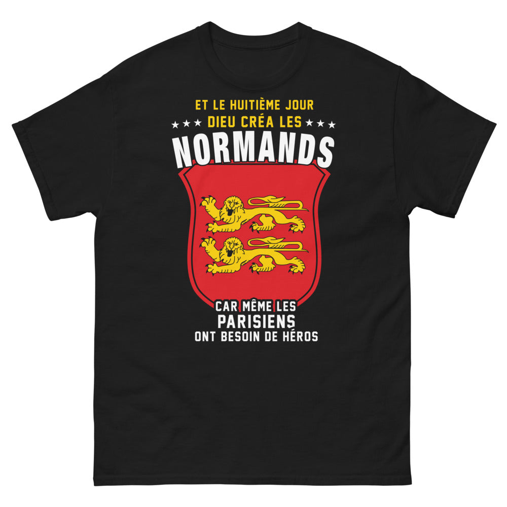 T-shirt Normand noir - Héros des Parisiens
