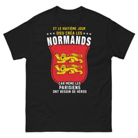 Thumbnail for T-shirt Normand noir - Héros des Parisiens