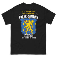 Thumbnail for T-shirt Franc-Comtois noir - Héros des Parisiens