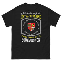 Thumbnail for T-shirt Bourguignon noir - 'Mais bien sûr que je suis extraordinaire bourguignon'