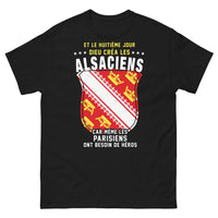 Thumbnail for T-shirt Alsace noir - Héros des Parisiens