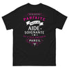 T-shirt Aide-soignante noir - Je ne suis pas parfaite