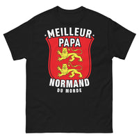 Thumbnail for T-shirt Normand noir - Meilleur Papa Normand du Monde
